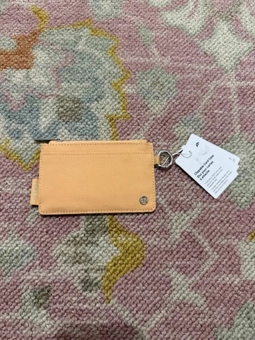 lululemon athletica Peach Card & Key Pouch with Ring